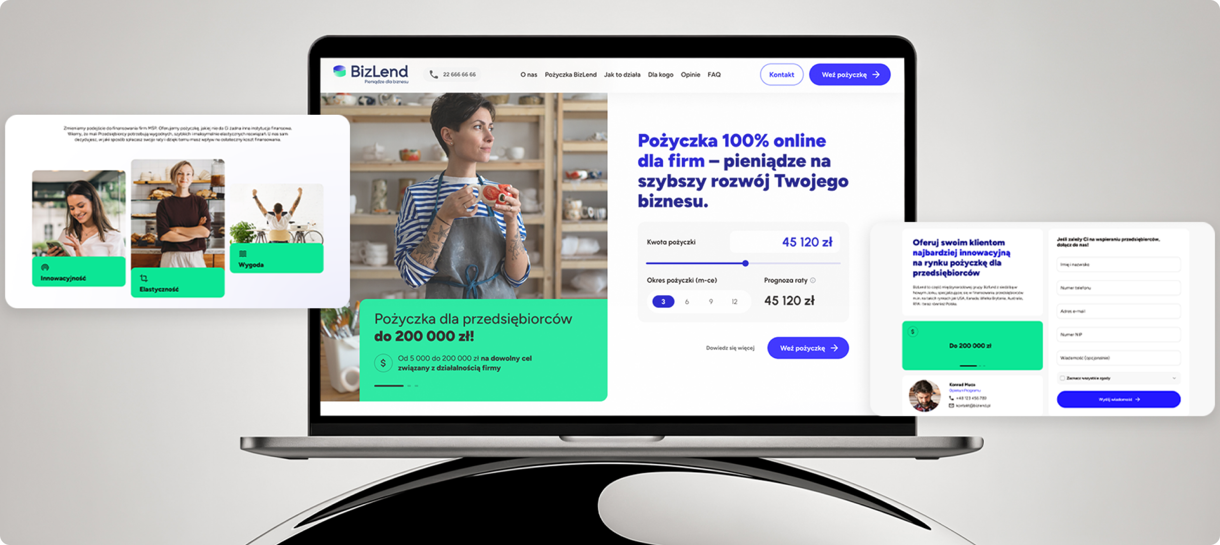 case study Bizlend – strona internetowa Bizlend