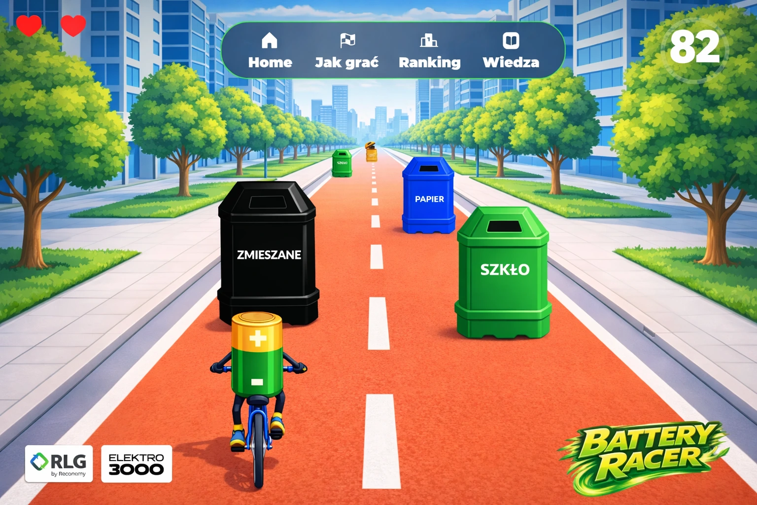 Gra edukacyjna baterie